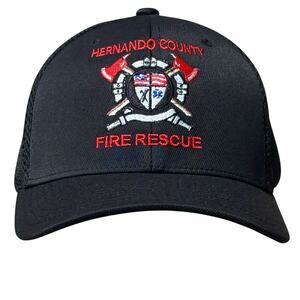 Black Fire Rescue Men's Hat